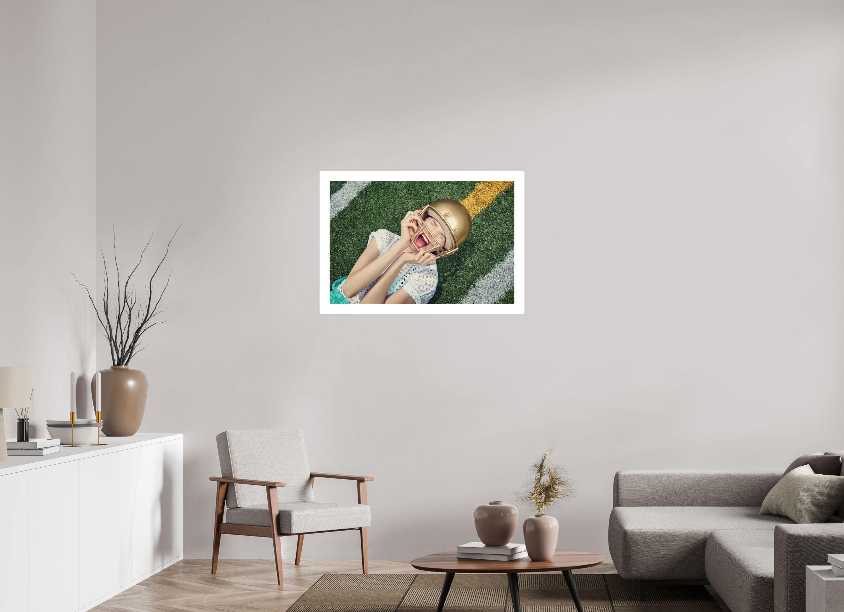 36 x 24″, Fine Art Print – Hahnemühle Photo Rag – 2in Border Game Face