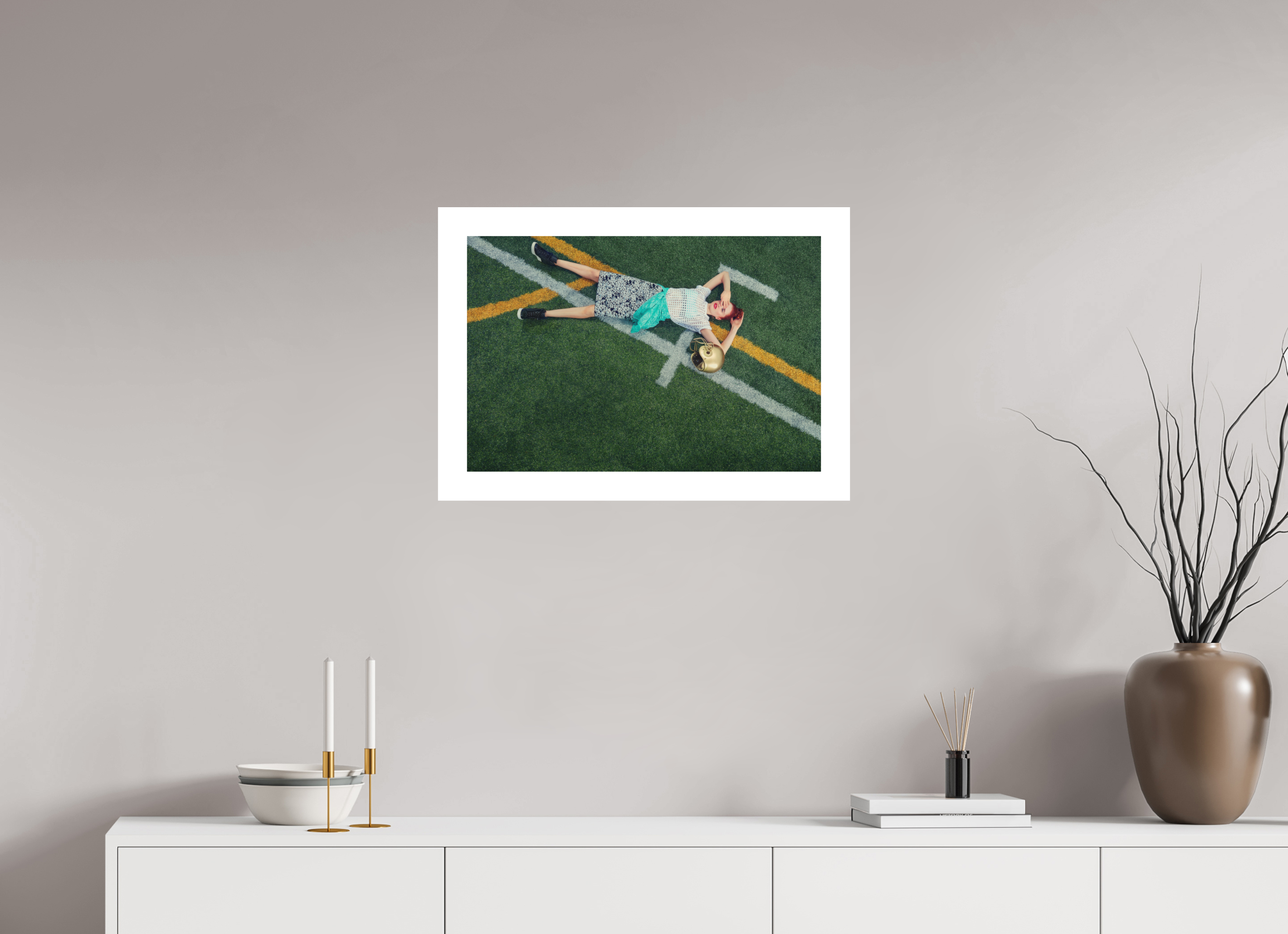 24 x 16″, Fine Art Print – Hahnemühle Photo Rag – 2in Border Game Lines